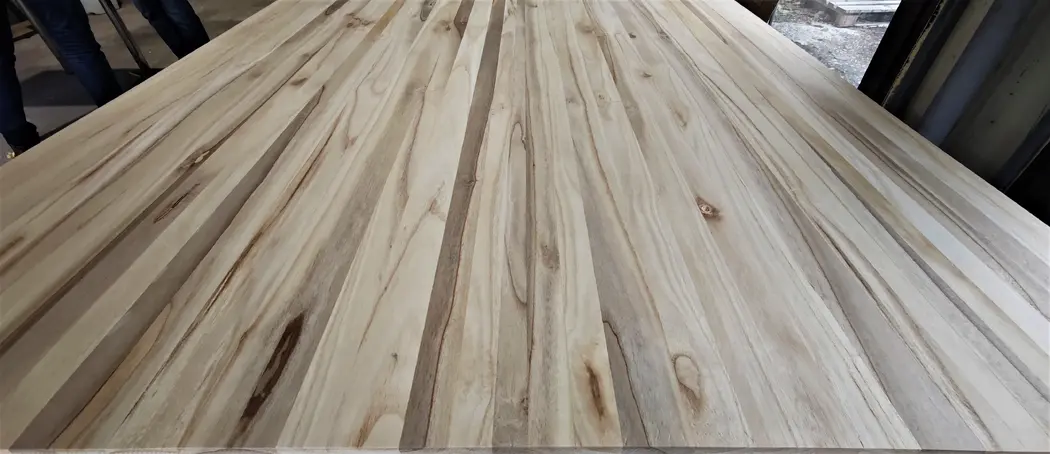 Glued Paulownia panel ready for B2B use